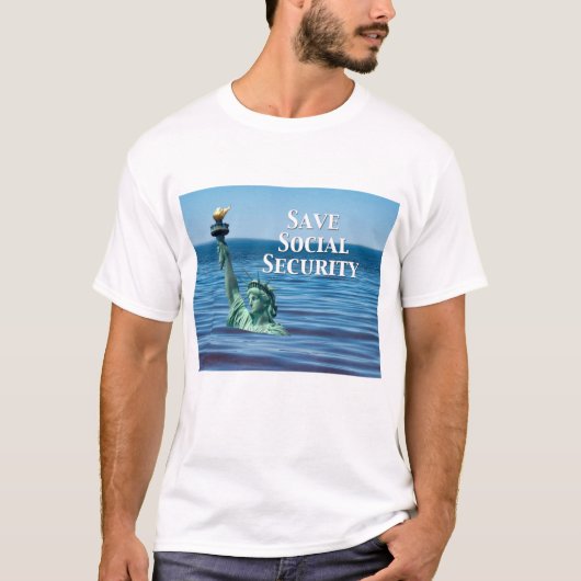 T-shirt Sauver la sécurité sociale (Devant)