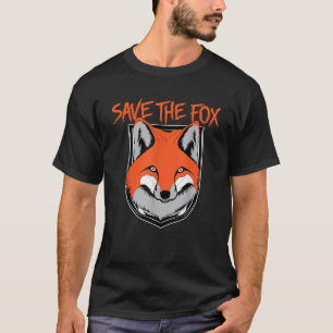 T-shirt SAUVER LE FOX T Chemise Droits des animaux Chemise