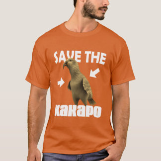 T-shirt Sauver le kakapo rétro