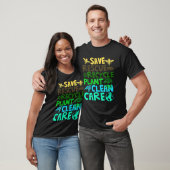 T-shirt Sauver les abeilles Secourir les animaux Recycler  (Unisexe)