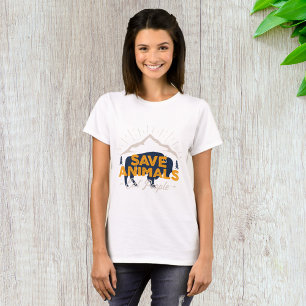T-shirt Sauver les Animaux Manger les Gens