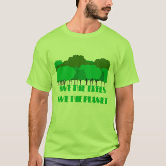 T-SHIRT SAUVER LES ARBRES SAUVER LA PLANÈTE