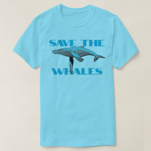 T-shirt Sauver les baleines à bosse