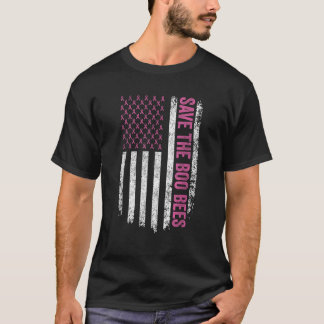 T-shirt Sauver Les Boobees Boo Bees Cancer Du Sein Hallowe