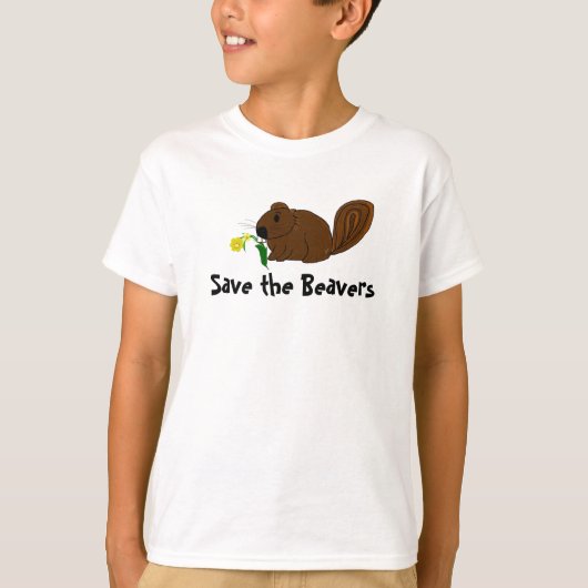 T-shirt Sauver les castors (Devant)
