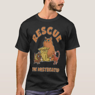 T-shirt Sauver les chats maltraités Bénévole du refuge ani