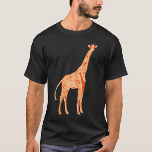 T-shirt Sauver les girafes Savannah Silhouette d'une giraf