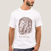 T-shirt Sauver les Grands Félins (Devant)