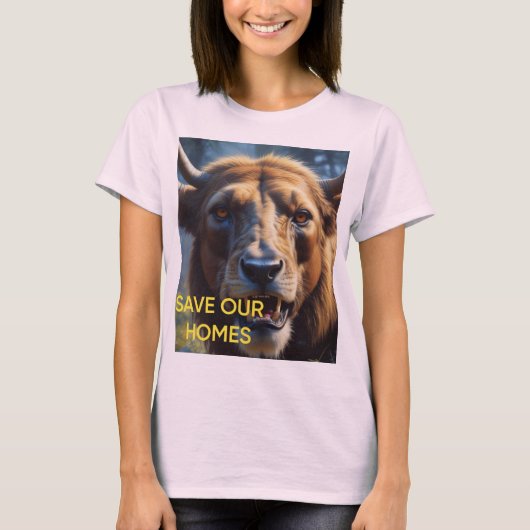 T-SHIRT SAUVER NOS MAISONS (Devant)