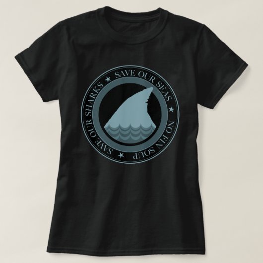 T-shirt sauver nos requins (Design devant)