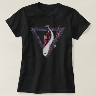T-shirt sauver nos requins SOS triangle floral