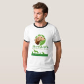 T-shirt sauver une vie (Devant entier)