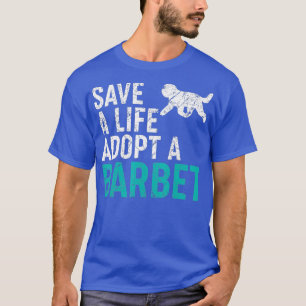 T-shirt Sauver une vie adopter un chien secourir Barbet Ch