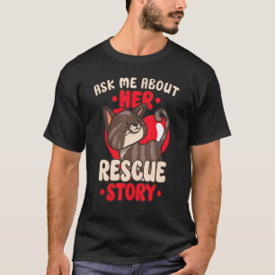 T-shirt Sauvetage de chat Sauvetage des droits des animaux