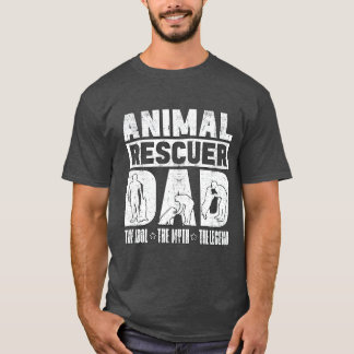 T-shirt Sauveur d'animaux Dadhe Idolhe Amis de la protecti