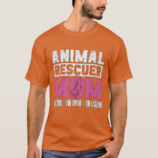 T-shirt Sauveur d'animaux Maman Idolhe Mythe Sauveur de fa