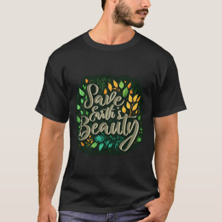T-shirt Sauvez la beauté de la Terre