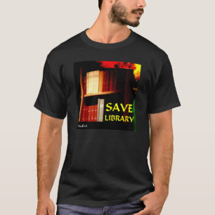 T-shirt Sauvez la bibliothèque 1