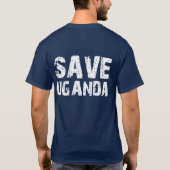 T-SHIRT SAUVEZ LA CHEMISE DE L'OUGANDA (Dos)