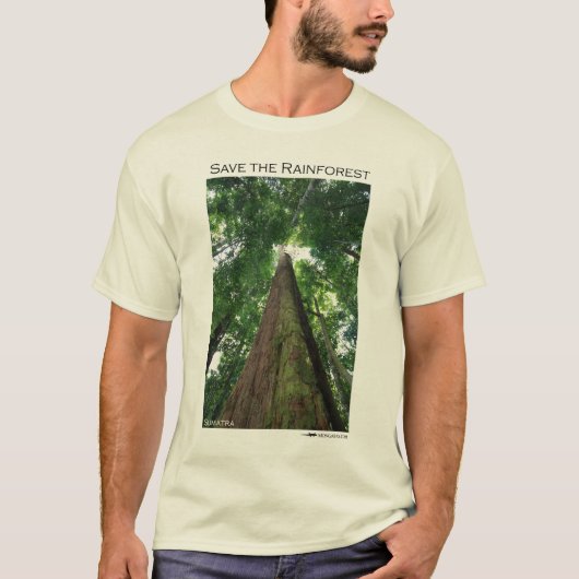 T-shirt sauvez la forêt tropicale (Devant)