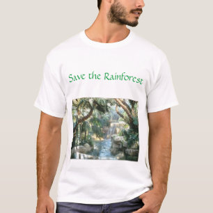 T-shirt sauvez la forêt tropicale