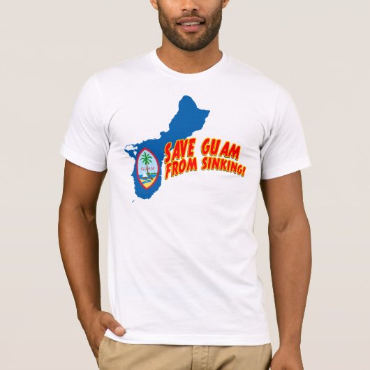 T-SHIRT SAUVEZ LA GUAM DE LA DESCENTE (Devant)