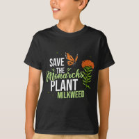 Sauvez la mouche papillon Monarque Milkweed