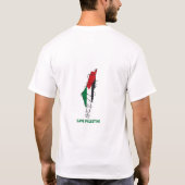 T-shirt Sauvez la Palestine Libérez la Palestine Libérez G (Dos)
