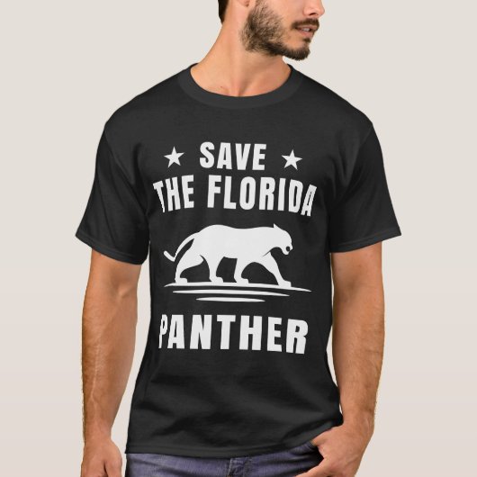 T-shirt Sauvez la panthère de Floride (Devant)