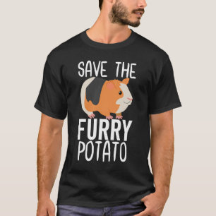 T-shirt Sauvez la pomme de terre fourrure Guinée porc