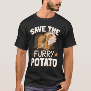 T-shirt Sauvez la pomme de terre fourrure Guinée porc