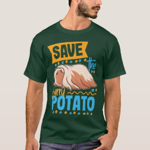 T-shirt Sauvez la pomme de terre fourrure Guinée porc