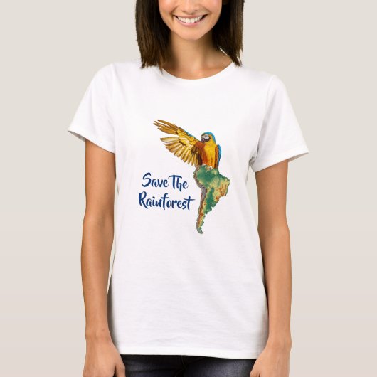 T-shirt Sauvez La Rainforest (Devant)