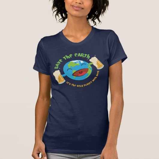 T-shirt Sauvez la terre (Devant)