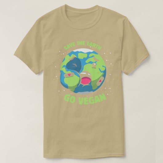 T-shirt Sauvez la Terre (Design devant)