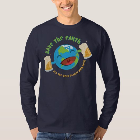 T-shirt Sauvez la terre (Devant)