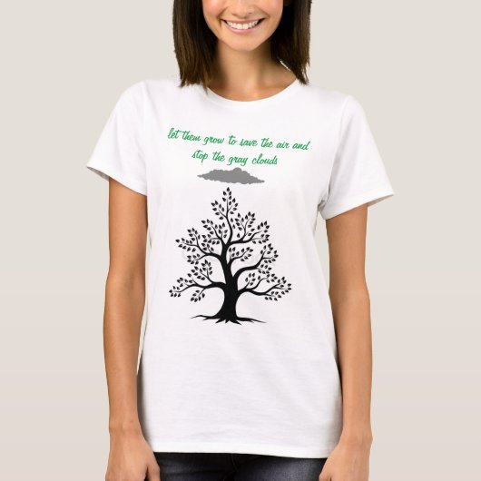 T-shirt Sauvez la Terre (Devant)