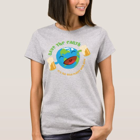 T-shirt Sauvez la Terre (Devant)
