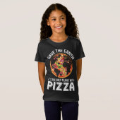 T-Shirt Sauvez la Terre C'est la seule planète avec de la  (Devant entier)