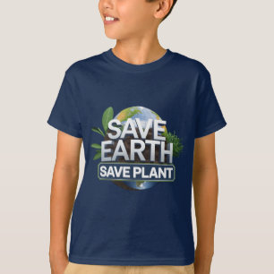 T-shirt "Sauvez la Terre, sauvez le design De l'environnem