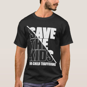 T-shirt Sauvez la traite des enfants Vin en détresse