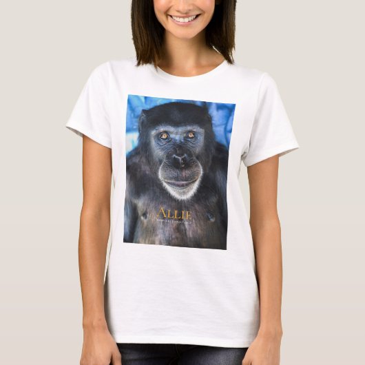 T-shirt Sauvez l'Allie des Chimps (Devant)