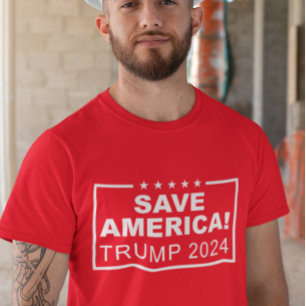 T-shirt Sauvez l'Amérique Trump 2024