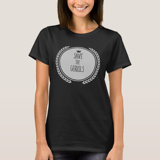 T-shirt Sauvez l'animal GERBILS GERBIL (Devant)