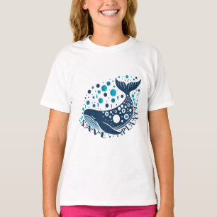 T-shirt Sauvez l'artisanat des baleines de la planète pour