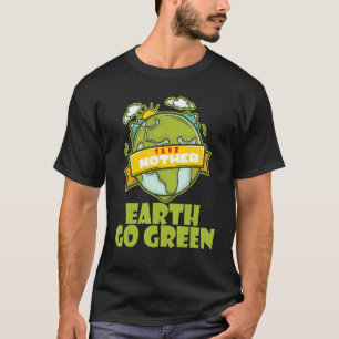 T-shirt Sauvez le Devenez écolo de la Terre mère
