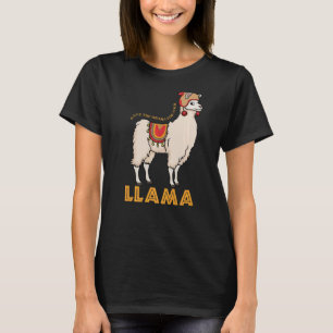 T-shirt Sauvez Le Drame Pour Votre Animal Llama Cute
