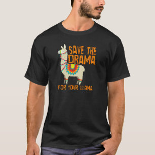 T-shirt Sauvez le Drame pour votre Lama Animal Drôle d'Alp