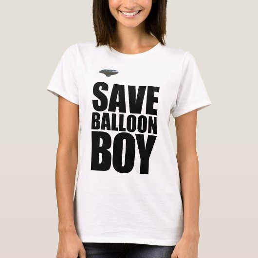 T-SHIRT SAUVEZ LE GARÇON DE BALLON (Devant)
