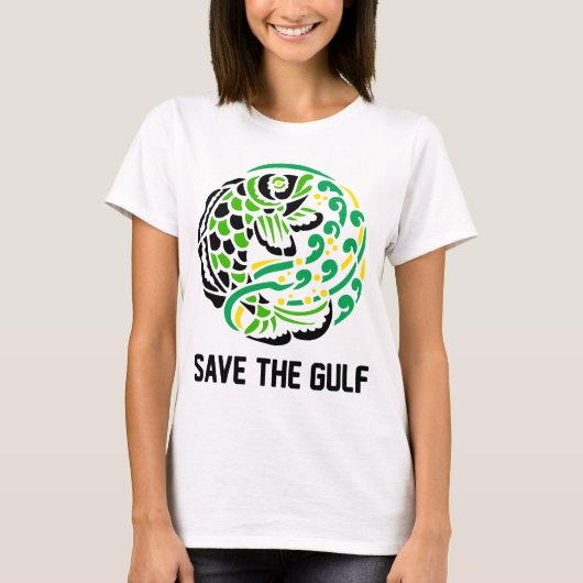 T-shirt Sauvez le Golfe (Devant)